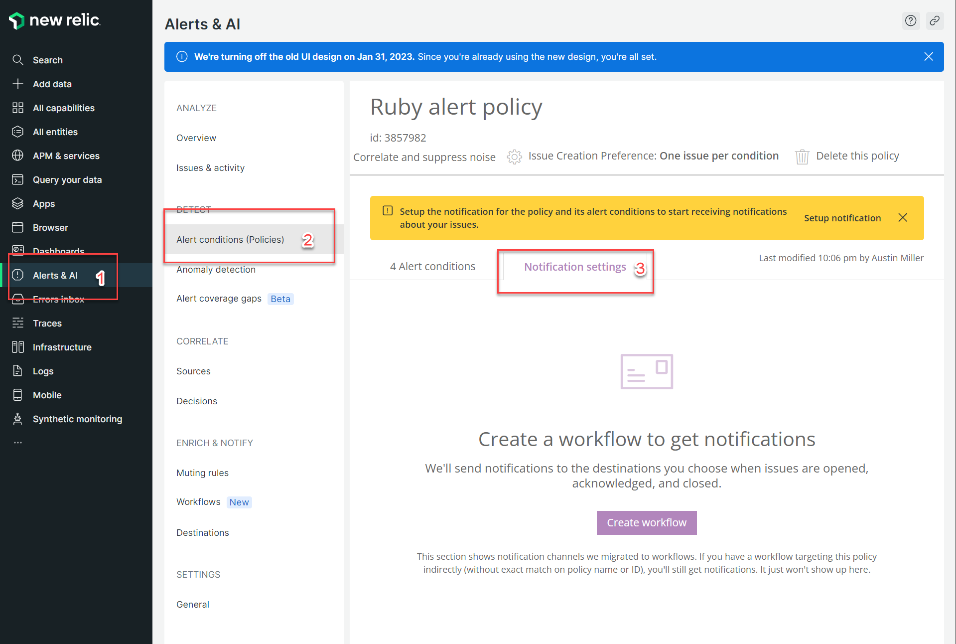 New Relic Alert